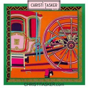 Colorful Designer Carriage Scarf
